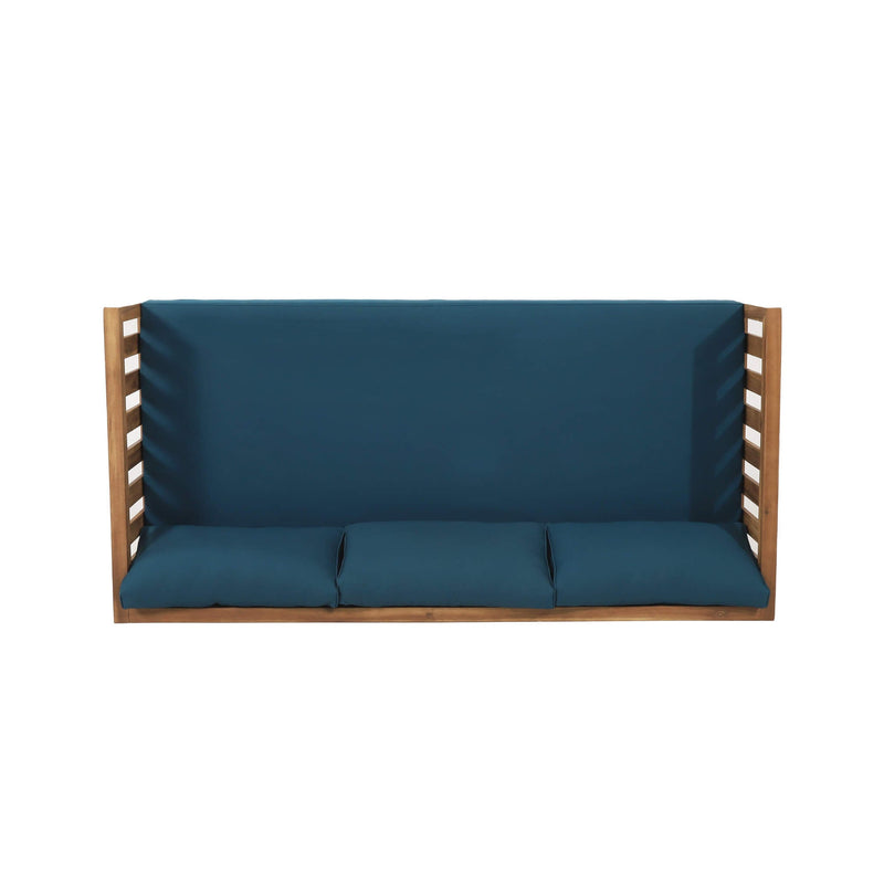 Claremont 3-Seater Acacia Wood Daybed Sofa With Water-Resistant Cushions (SAK65773)