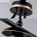 GobekUsa Black Glass Barrel Island Pendant Light - Classic 3-Light Dining Room Hanging Fixture