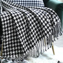 GobekUsa Houndstooth Throw Blanket