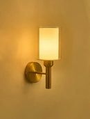 GobekUsa Brass Glass Wall Sconce Lighting, Classic Nordic Loft Interior Fixture