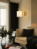 GobekUsa Brass Glass Wall Sconce Lighting, Classic Nordic Loft Interior Fixture