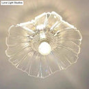 GobekUsa Classic Glass Ceiling Light Fixture w/ Brass Lamp Holder for Corridors