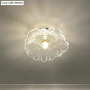 GobekUsa Classic Glass Ceiling Light Fixture w/ Brass Lamp Holder for Corridors