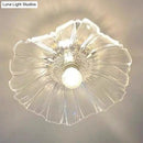 GobekUsa Classic Glass Ceiling Light Fixture w/ Brass Lamp Holder for Corridors