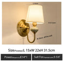 GobekUsa Cloth Cover Wall Light for Bedroom, Living Room, Restaurant, and Corridor