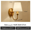 GobekUsa Cloth Cover Wall Light for Bedroom, Living Room, Restaurant, and Corridor