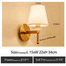 GobekUsa Cloth Cover Wall Light for Bedroom, Living Room, Restaurant, and Corridor