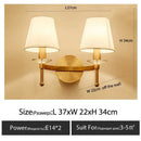 GobekUsa Cloth Cover Wall Light for Bedroom, Living Room, Restaurant, and Corridor