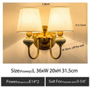 GobekUsa Cloth Cover Wall Light for Bedroom, Living Room, Restaurant, and Corridor