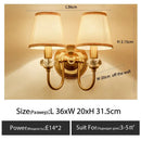 GobekUsa Cloth Cover Wall Light for Bedroom, Living Room, Restaurant, and Corridor