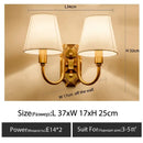 GobekUsa Cloth Cover Wall Light for Bedroom, Living Room, Restaurant, and Corridor