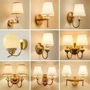 GobekUsa Cloth Cover Wall Light for Bedroom, Living Room, Restaurant, and Corridor