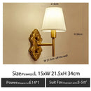 GobekUsa Cloth Cover Wall Light for Bedroom, Living Room, Restaurant, and Corridor