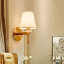 GobekUsa Cloth Cover Wall Light for Bedroom, Living Room, Restaurant, and Corridor