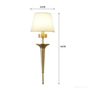 GobekUsa Copper Wall Lamp: Bedroom Living Room LED Light Classic Home Decor