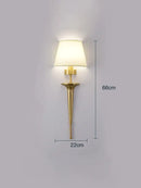 GobekUsa Copper Wall Lamp: Bedroom Living Room LED Light Classic Home Decor