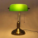GobekUsa Glass Lampshade Bank Desk Table Lamps White Green LED Light E27