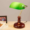 GobekUsa Glass Lampshade Bank Desk Table Lamps White Green LED Light E27