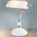 GobekUsa Glass Lampshade Bank Desk Table Lamps White Green LED Light E27