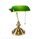 GobekUsa Glass Lampshade Bank Desk Table Lamps White Green LED Light E27