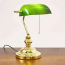 GobekUsa Glass Lampshade Bank Desk Table Lamps White Green LED Light E27