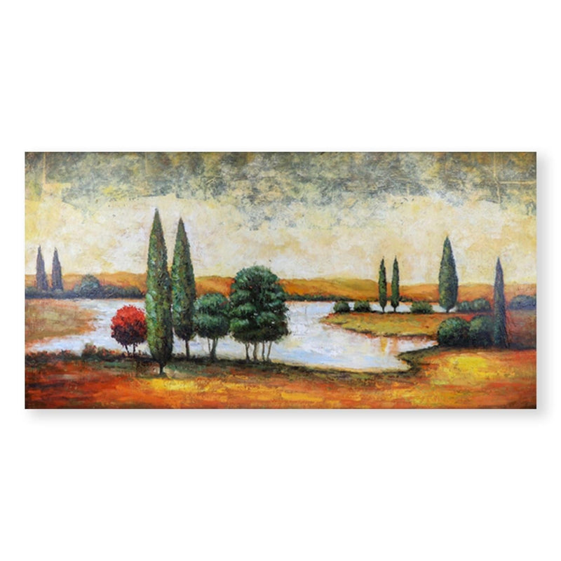 Classic Outdoors Oil Painting