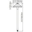 Classic Umbrella Outdoor Landscape Lights with G4 Bi-Pin Lamp Compatibility