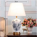 GobekUsa Blue and White Porcelain Table Lamp for Home Decor – Classic Retro Style