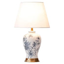 GobekUsa Blue and White Porcelain Table Lamp for Home Decor – Classic Retro Style