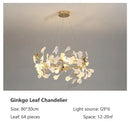 Classic white & gold leaf pendant lamp dining room lighting by Decorbites
