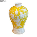 GobekUsa Blue & White Porcelain Vase for Classical Flower Arrangement & Room Aesthetic
