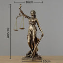 GobekUsa Justice Goddess Resin Sculpture - Room Aesthetic Decor