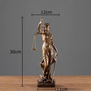 GobekUsa Justice Goddess Resin Sculpture - Room Aesthetic Decor
