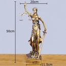 GobekUsa Justice Goddess Resin Sculpture - Room Aesthetic Decor