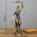 GobekUsa Justice Goddess Resin Sculpture - Room Aesthetic Decor