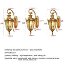 GobekUsa Bronze LED Outdoor Wall Lamp Classical Retro Sconces for Home Aisle
