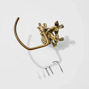 GobekUsa Bronze Towel Rack: Wall Mounted Brush Towel Ring for Romantic Series Shower Room