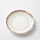 Classical gold-striped ceramic cup and saucer set dining room floral by Decorbites