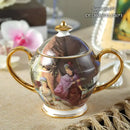 GobekUsa Bone China Sugar Bowl & Creamer Set