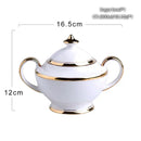 GobekUsa Bone China Sugar Bowl & Creamer Set