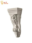 GobekUsa Cream Resin Wall Lamp LED E27 for Classical Living Spaces