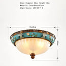 Classical resin chandelier bronze & turquoise living room light by Decorbites