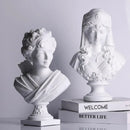 GobekUsa 12.2" Cupid Statue Plaster Sculpture for Painting Practice and Home Decor