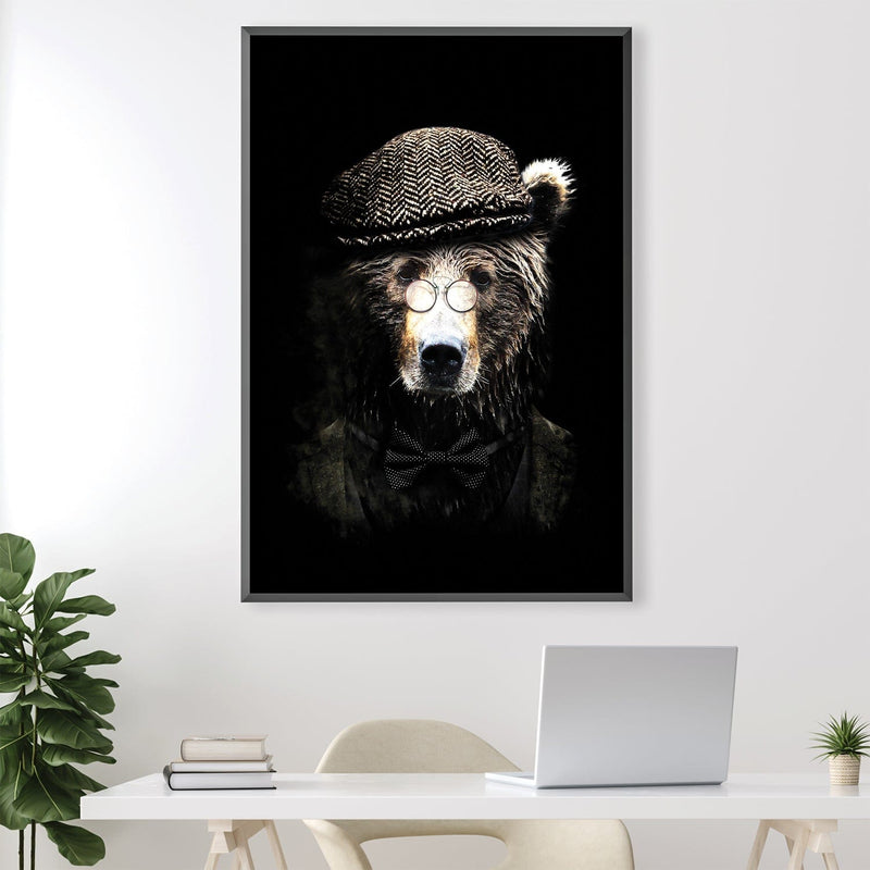 Classy Bear Canvas