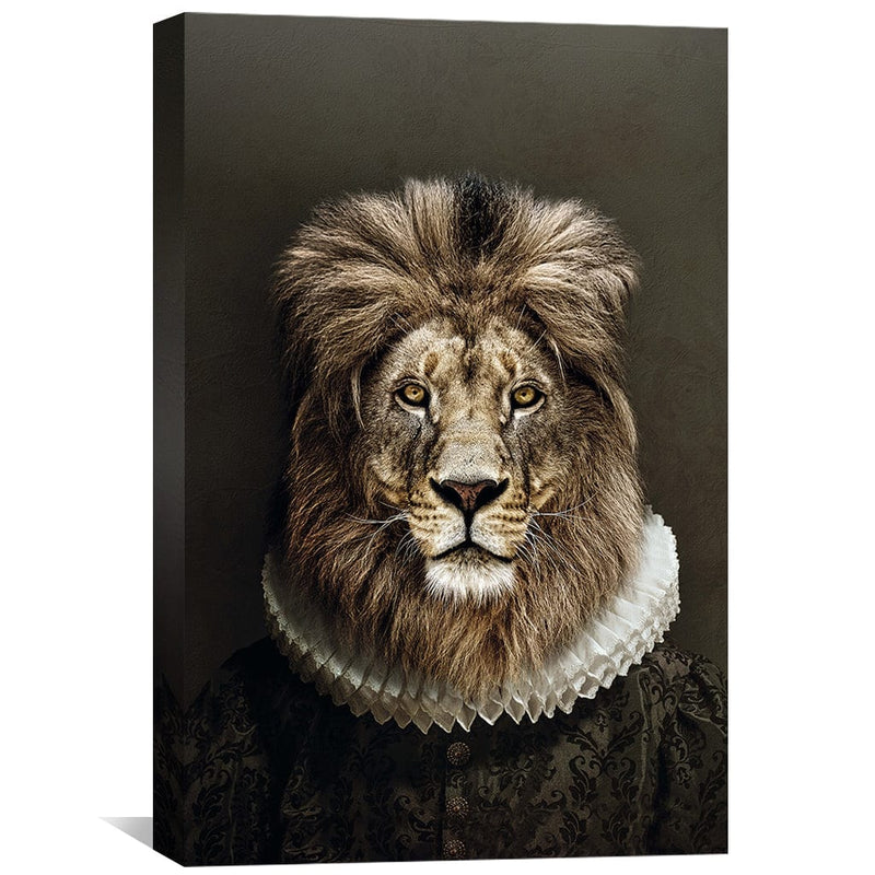 Classy Lion 2 Canvas