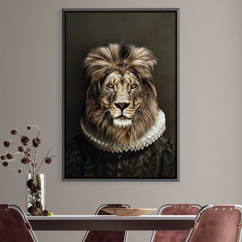 Classy Lion 2 Canvas