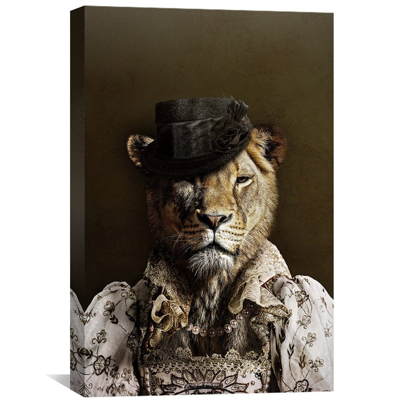 Classy Lioness Canvas