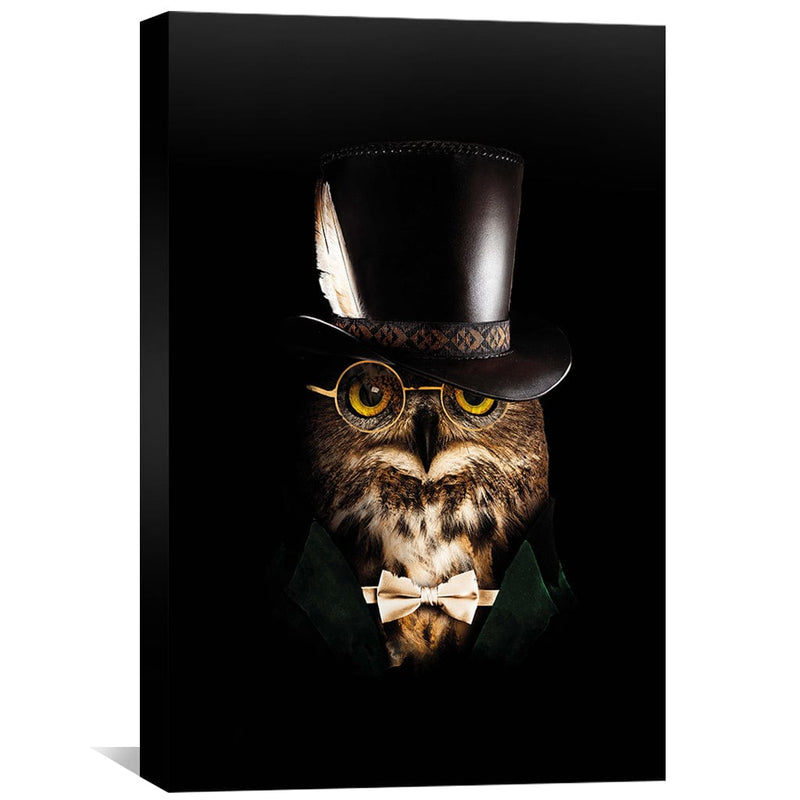 Classy Owl Canvas