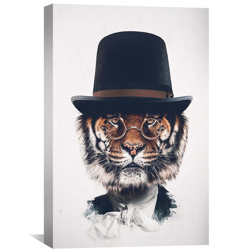 Classy Tiger Light Canvas