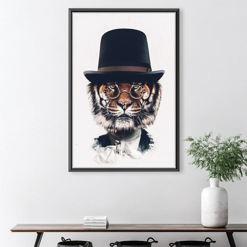 Classy Tiger Light Canvas